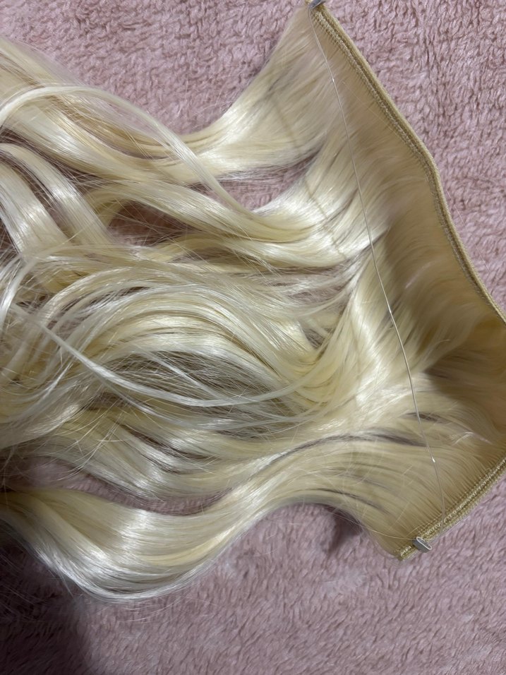 küllü platin Dalgalı yarım ay saç - Görsel 3