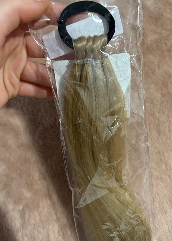 sarı at kuyruğu doğal görünümlü - Görsel 3