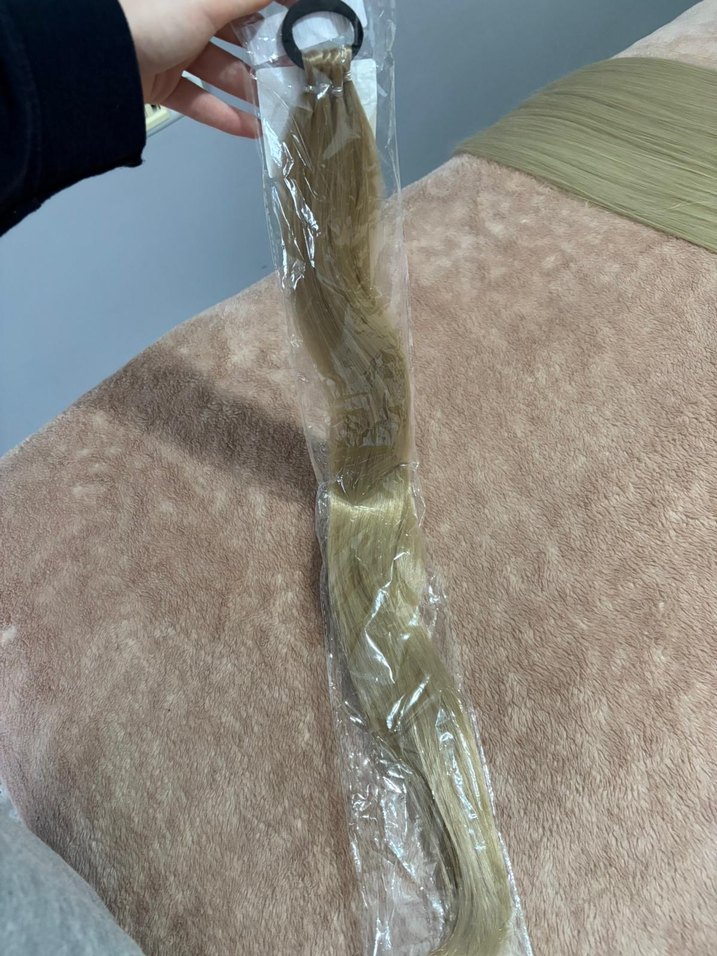 sarı at kuyruğu doğal görünümlü - Görsel 4