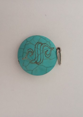 Nakışlı Zincir Detaylı Mini Bohem Kolye - Görsel 3