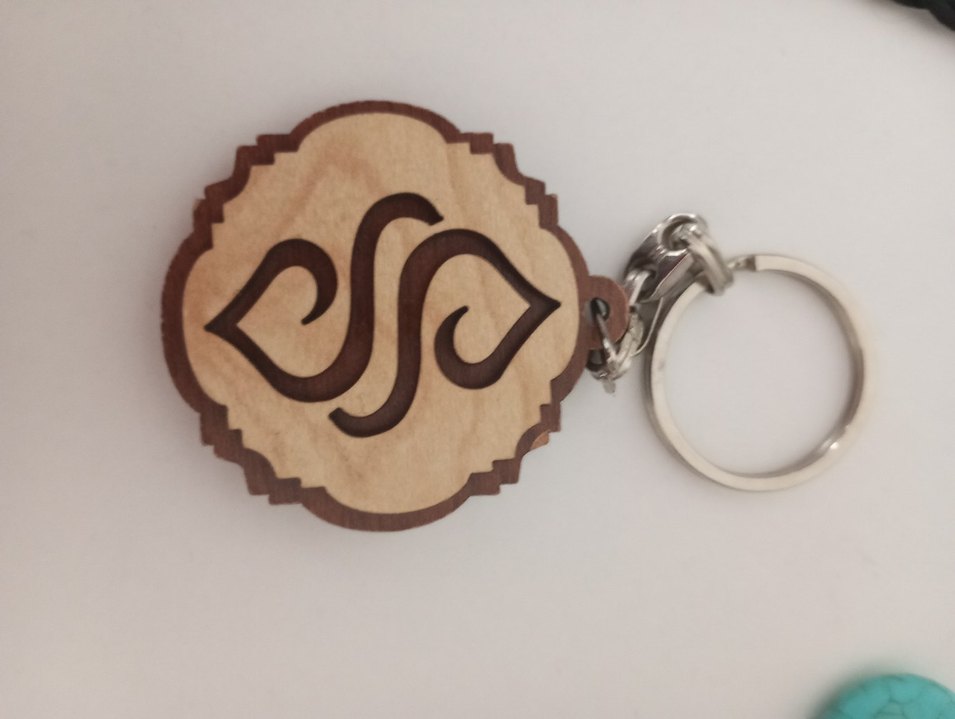 Nakışlı Zincir Detaylı Mini Bohem Kolye - Görsel 2