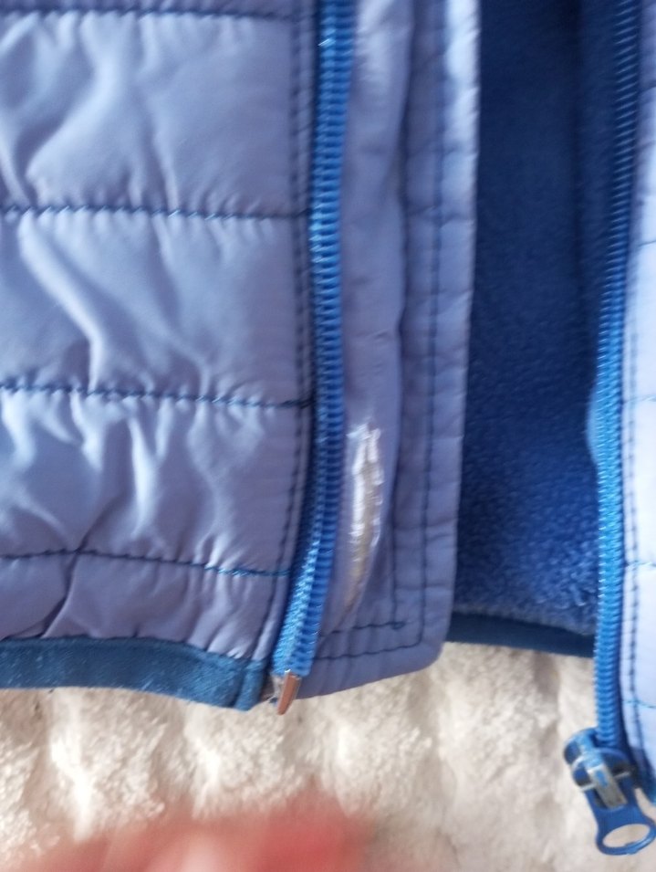 Erkek Çocuk Mavi Kapüşonlu Fermuarlı Mont - Görsel 3