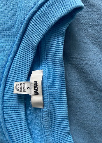xs Beden Mavi Kadın Sweatshirt
