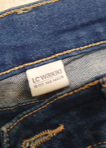 10 Yaş Beden Erkek Çocuk Mavi Kot Şort
