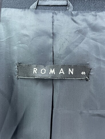 40 Beden siyah Renk Roman Marka Blazer %70 İndirimli.