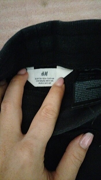 H&M Pamuklu 5-6 yaş eşofman 