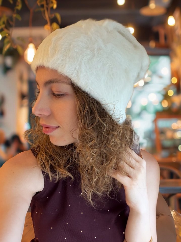 Kadın Peluş Bere - Görsel 3