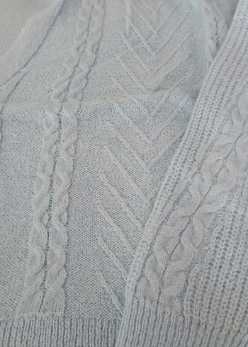 Mavi Triko Kadın Hırka - Görsel 2