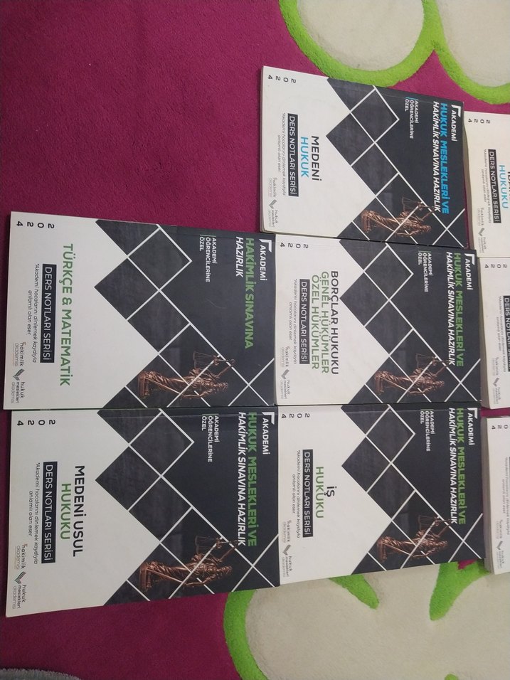 Akademi Hukuk ders notları seti - Görsel 2