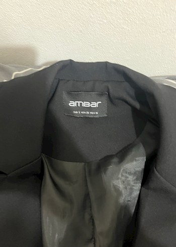 Siyah Düğmeli Kadın Blazer Ceket - Görsel 3