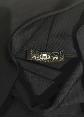 kısa lacivert İnce Kemerli Elbise - Görsel 3