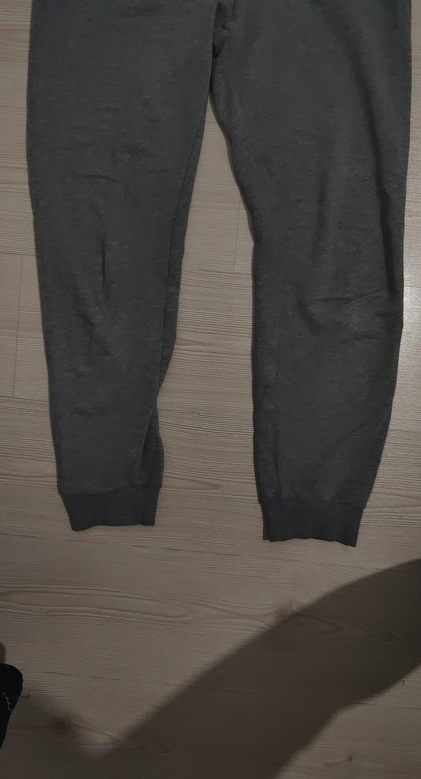 Gri Kadın Rahat Kesim eşofman altı - Görsel 2