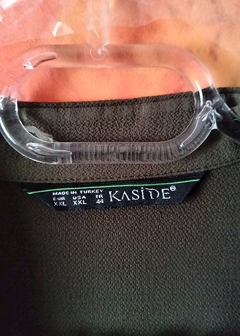 Koyu Yeşil Uzun Kollu Gömlek Tunik - Görsel 4