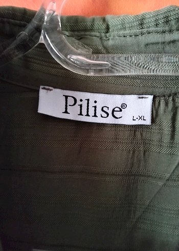 Uzun Kollu, Düğmeli Keten Kadın Gömlek Tunik - Görsel 4