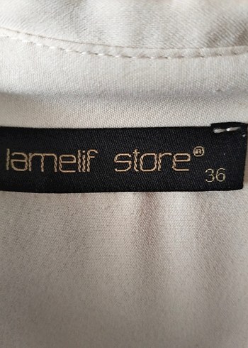 Uzun Kesim Beyaz Salaş Tunik - Görsel 5