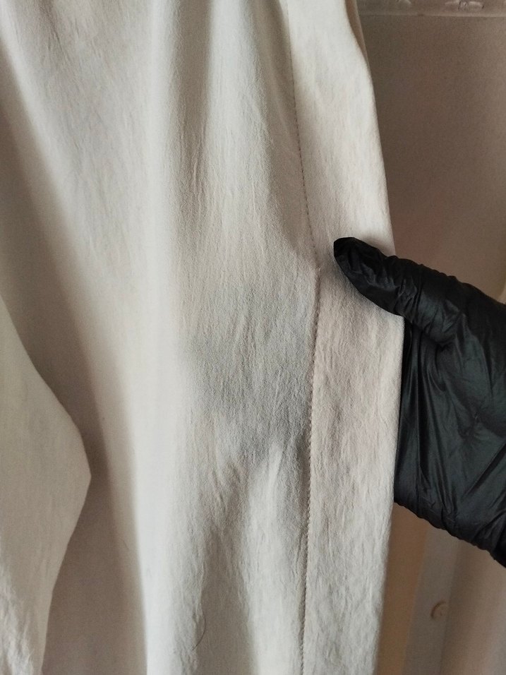 Uzun Kesim Beyaz Salaş Tunik - Görsel 4