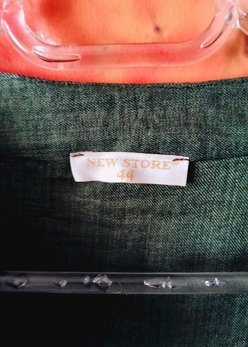 Düğmeli koyu Yeşil Uzun Tunik - Görsel 4