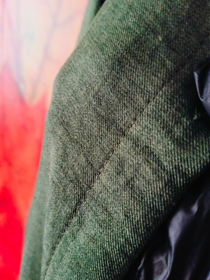 Düğmeli koyu Yeşil Uzun Tunik - Görsel 5