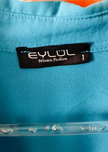 Uzun Turkuaz Kadın Tunik - Görsel 5