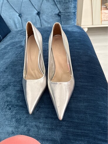 40 Beden gri Renk Bayan Stiletto
