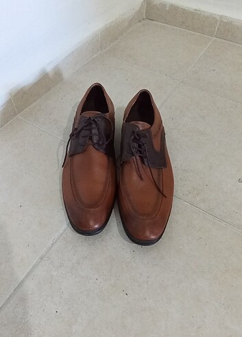 41 Beden kahverengi Renk Orjinal deri rugan ayakkabı
