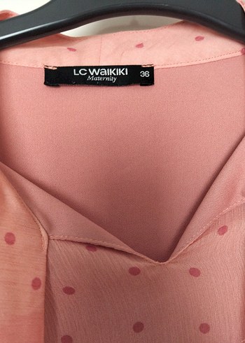 Pudra Pileli Uzun Kadın Elbise - Görsel 3