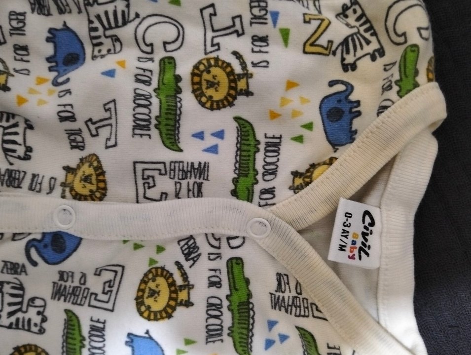 Kapüşonlu, Fermuarlı Çok Renkli Bebek Tulum - Görsel 2