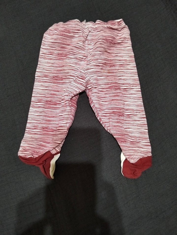 Kız Çocuk Kırmızı Dar Kesim Rahat Pantolon - Görsel 2