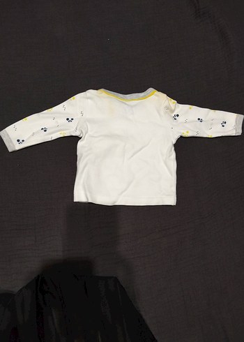 Erkek Bebek Gri Uzun Kollu Baskılı Gömlek - Görsel 2