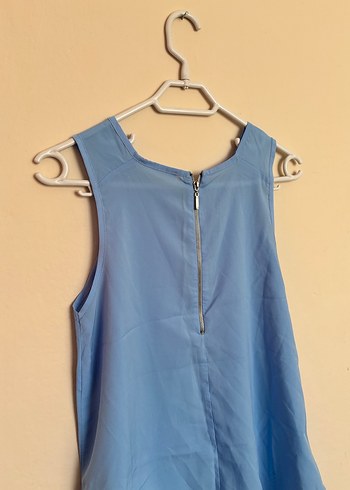 Bisiklet Yaka Askılı Ofis Bluz - Görsel 3