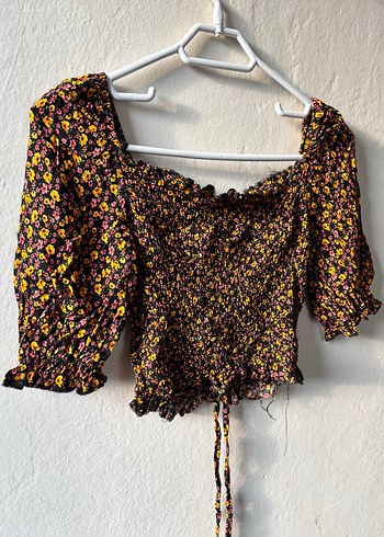 Çiçekli Esnek CROP - Görsel 2