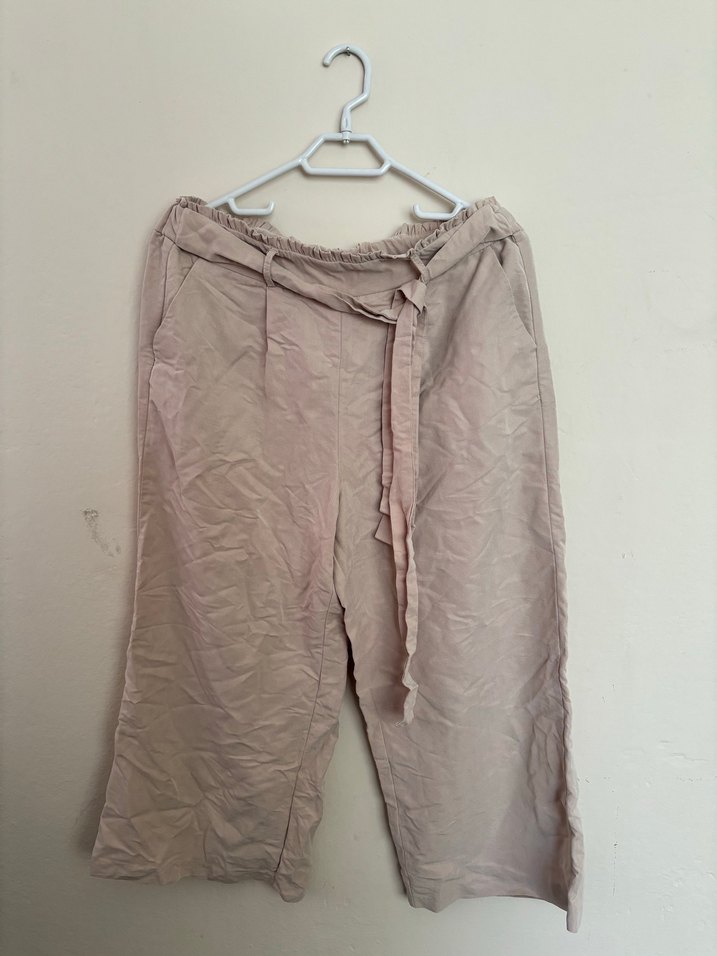 KOTON Keten Rahat Pantolon - Görsel 3