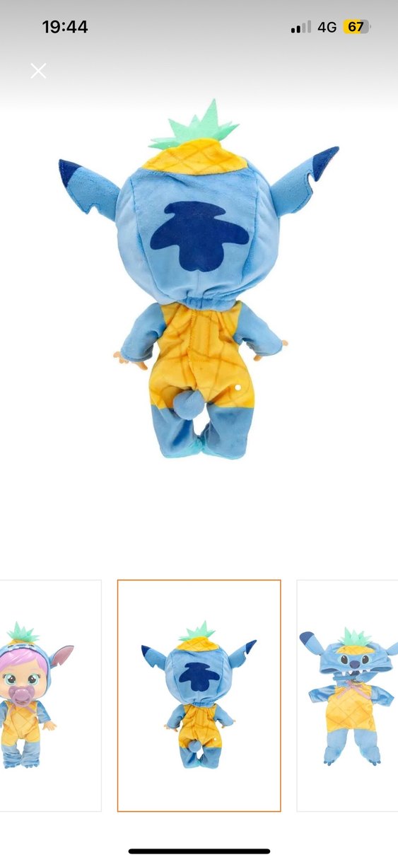 Cry Babies loving care stitch bebek - Görsel 4