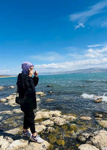 Siyah Midi Kadın Sweatshirt - Görsel 2