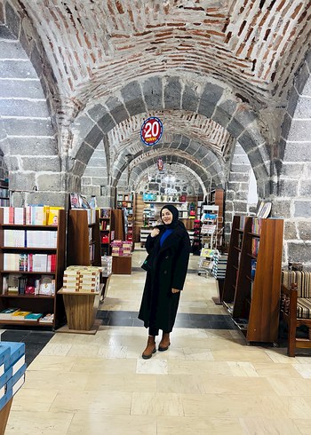 Siyah Uzun Kadın Yün Kaban - Görsel 4