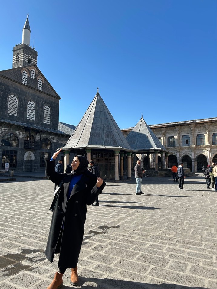 Siyah Uzun Kadın Yün Kaban - Görsel 3