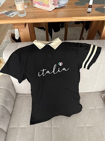 s Beden siyah Renk Oversize italian tişört
