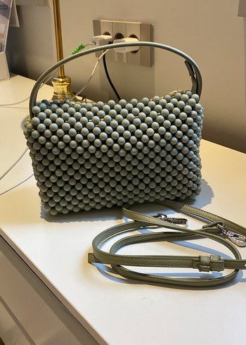 Zara Modern Yesil Toplu El Cantasi
