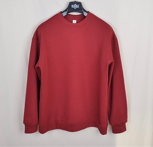 4 adet bisiklet yaka oversize Sweatshirt S beden