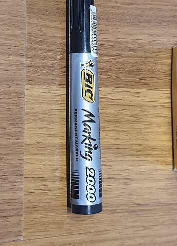 BIC Marker 2000 Yuvarlak Uçlu Permanent Markör, Siyah, 12'li Kut