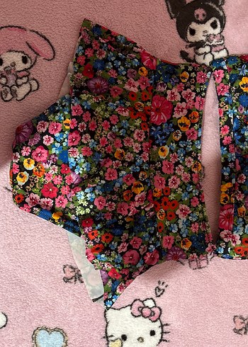 Çiçek Desenli Bohem Kadın Mayo - Görsel 6