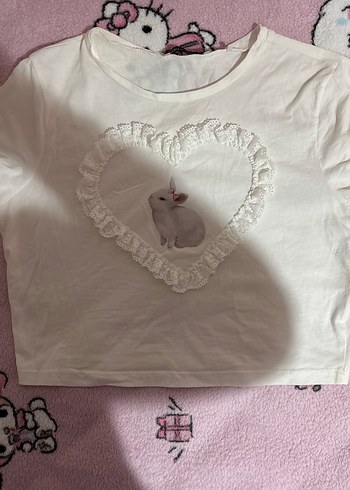 coquette dollette lolita üst crop tshirt - Görsel 5