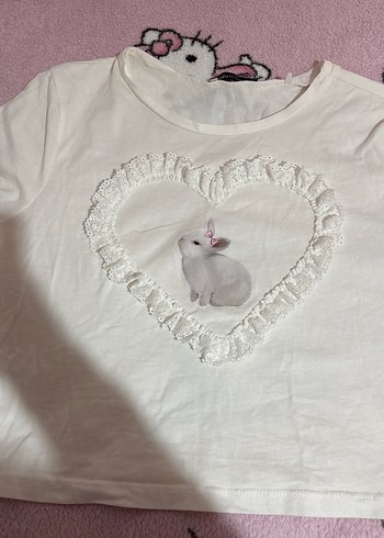 coquette dollette lolita üst crop tshirt - Görsel 9