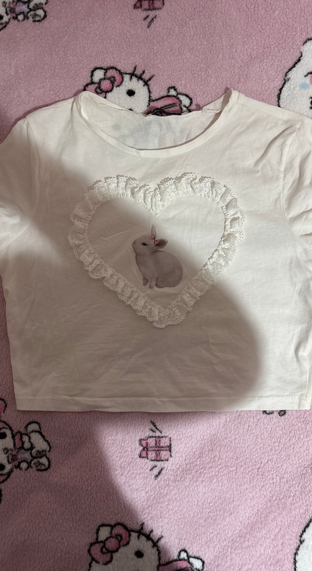 coquette dollette lolita üst crop tshirt - Görsel 5