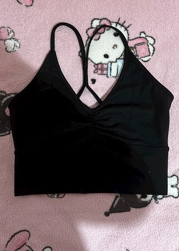 Siyah Goth Sporcu Sütyeni - Görsel 3