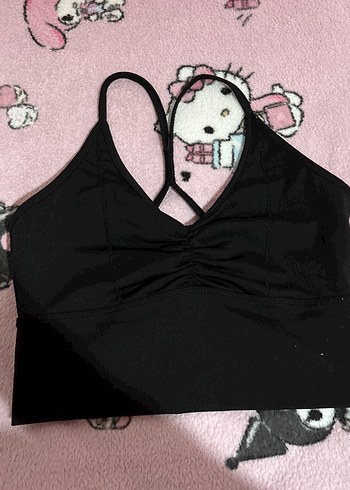 Siyah Goth Sporcu Sütyeni - Görsel 6