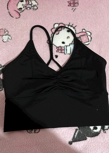 Siyah Goth Sporcu Sütyeni - Görsel 7