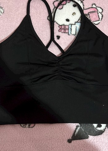 Siyah Goth Sporcu Sütyeni - Görsel 4