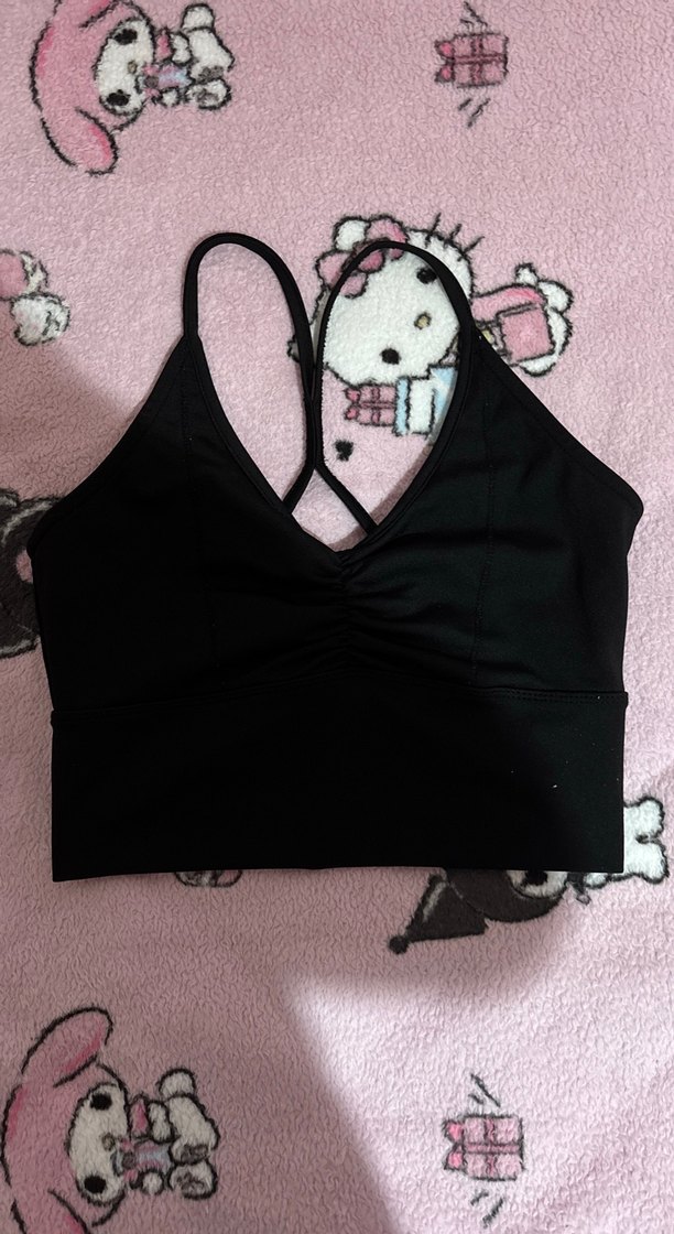 Siyah Goth Sporcu Sütyeni - Görsel 2