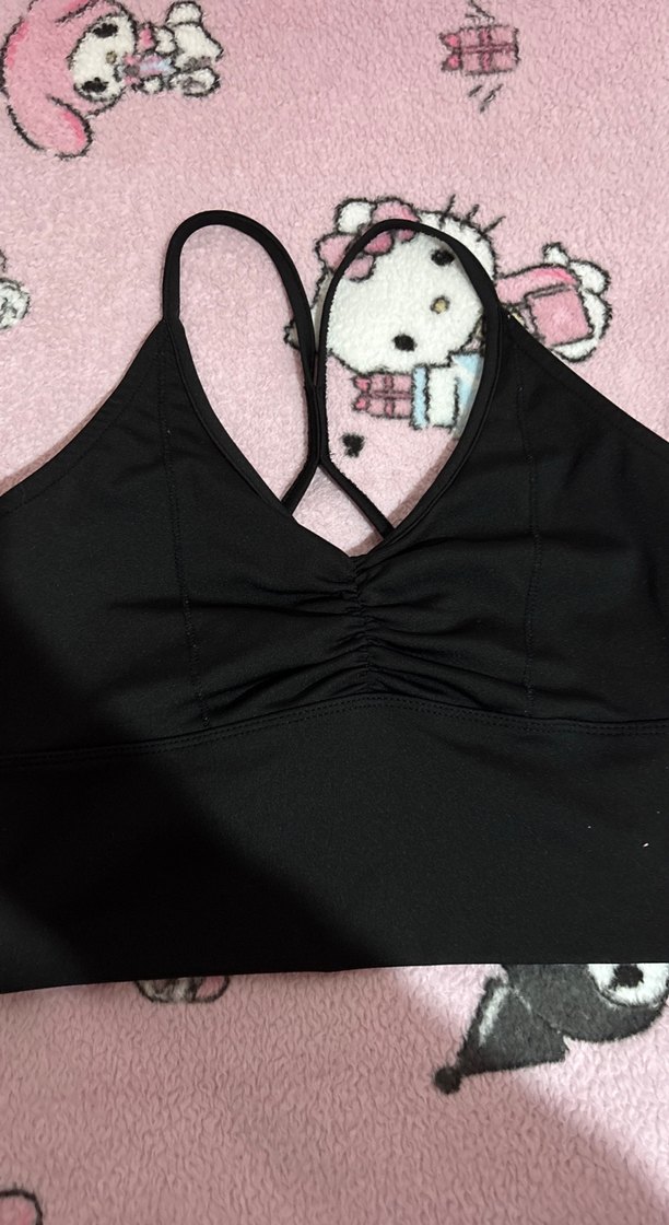 Siyah Goth Sporcu Sütyeni - Görsel 5